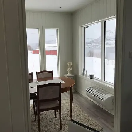 Panoramautsikt Over Eidsfjorden I Vakre Vesteralen Villa Stokmarknes