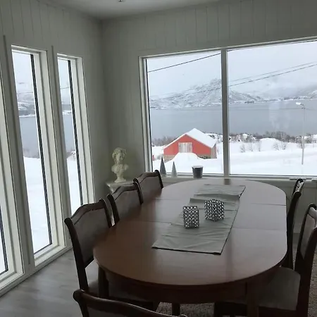 Panoramautsikt Over Eidsfjorden I Vakre Vesteralen *