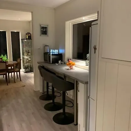 Panoramautsikt Over Eidsfjorden I Vakre Vesteralen Villa Stokmarknes