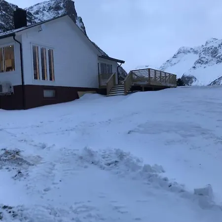 Panoramautsikt Over Eidsfjorden I Vakre Vesteralen Villa Stokmarknes