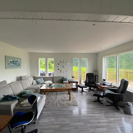 Panoramautsikt Over Eidsfjorden I Vakre Vesteralen Stokmarknes