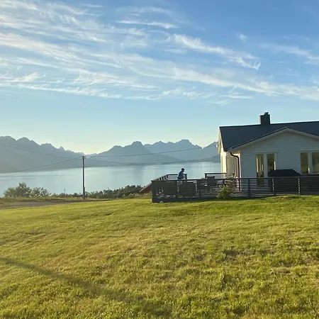 Panoramautsikt Over Eidsfjorden I Vakre Vesteralen Stokmarknes